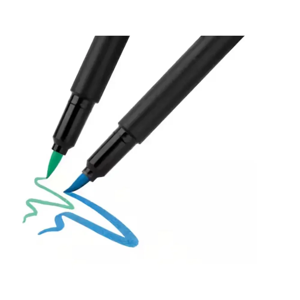 New in box Faber-Castell Black Edition felt tip pen with soft brush nib 10 count